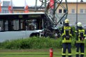 Schwerer Bus Unfall Koeln Porz Gremberghoven Neuenhofstr P116